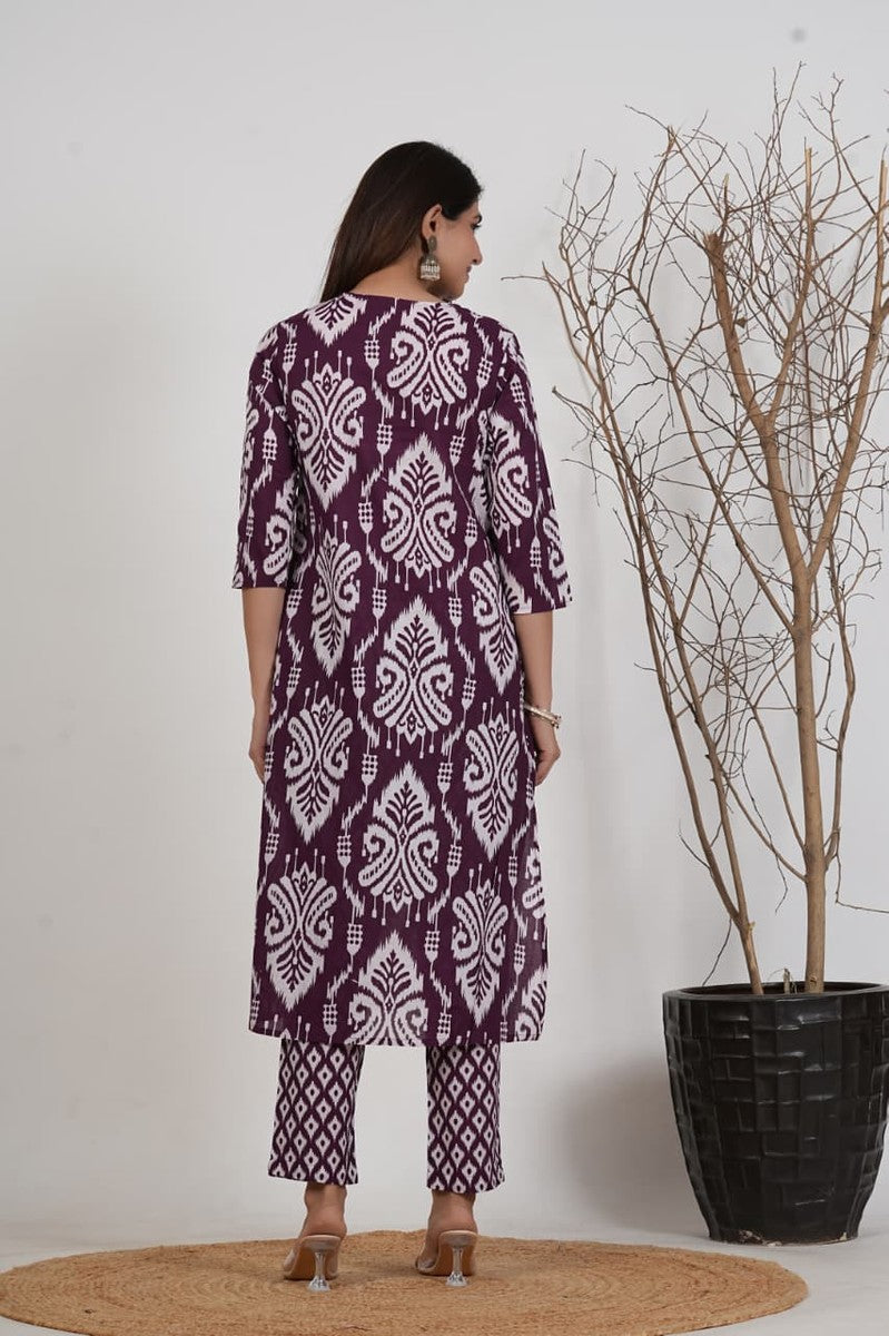 Cotton Viscose blend mahroom